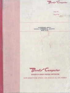 Bendix D-12 Digital Differential Analyzer Maint. Manual PDF Copy 4G USB Stick - Picture 1 of 4