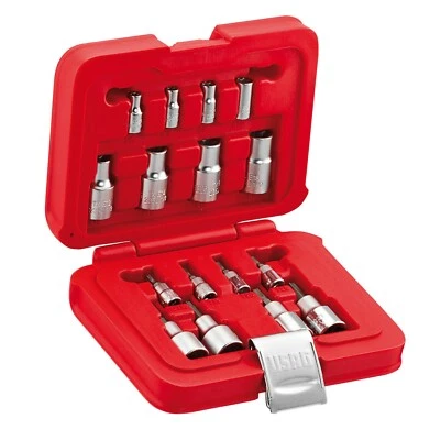 USAG JUST 601 1/4-12 JTX16 SET ASSORTIMENTO SERIE DI 16 BUSSOLE TORX IN CASSETTA - Immagine 1 di 2