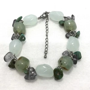 Brazalete/tobillo vintage de piedra preciosa truquesa sintética de moda 8-11 - Imagen 1 de 7