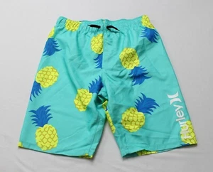 Hurley Boys' Phantom Character Toss Pull-On Swim Trunks CM5 Aurora Green MEDIUM - Picture 1 of 2