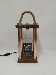 Lampada bottiglia riciclata, Jack Daniels 1L - Foto 1 di 10