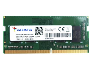 A-DATA 8GB 1RX16 DDR4 SODIMM PC4-25600 3200MHZ 260-PIN MEMORIA AO1P32NC8W1-BD2SHC - Foto 1 di 2