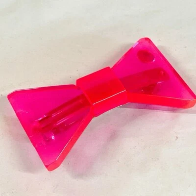 Authentic Marc Jacobs Neon Pink Bow Barrette - Pre-owned  - Image 1 of 4