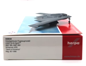1:200 Herpa USAF Nothrop Grumman B-2A Spirit of America Bomber Diecast Model - Picture 1 of 9