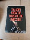 STAR WARS DARTH VADER Two Sided Wall Sign You Don't Know The Power Of Dark Side!