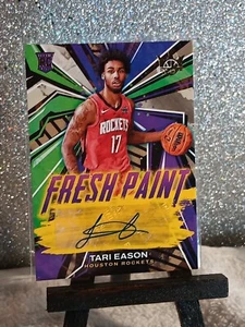2022-23 Panini Court Kings Fresh Paint Tari Eason AUTOGRAFO SP/199 RC Rockets - Foto 1 di 3