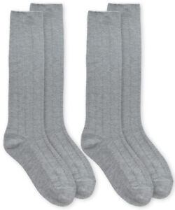 Jefferies Socks Womens Bamboo Knit Rib Pattern Knee High Tall Socks 2 Pair Pack