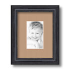 Arttoframes Matted 7X9 Black Picture Frame With 2" Mat, 3X5 Opening 4083