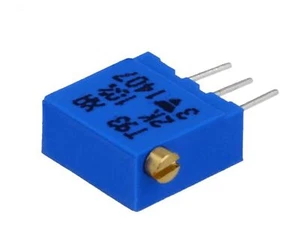 Spindeltrimmer T93XA202KT20 2K OHm 10% 0,5W Trimmer Vishay #720542 - Bild 1 von 1