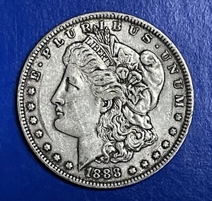 1888 Morgan Silver Dollar - Picture 1 of 2