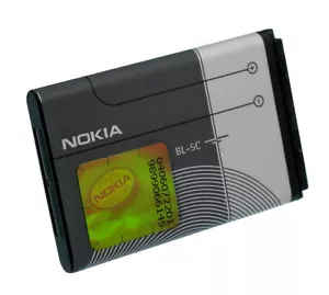 100% Original NOKIA Batterie (BL-5C) 1020mAh Original 6620 6630 6670 6680 - Bild 1 von 1