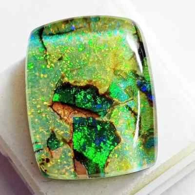 Natural Fabulous Doublet Monarch Opal 20-21 Ct Cabochon Certified EGL Gemstone - Image 1 of 4