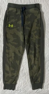 Youth UA Fleece Jogger Pant, Small, Green Camo, Cotton Blend - Picture 1 of 4