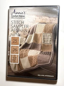 Annie's Crochet Afghan Blocks 25-27 Month Club Sampler Afghan DVD NEW, DVD Only - Picture 1 of 3
