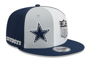 Men's New Era Grey/Navy Dallas Cowboys 2023 Sideline 9FIFTY Snapback Hat Cap NFL