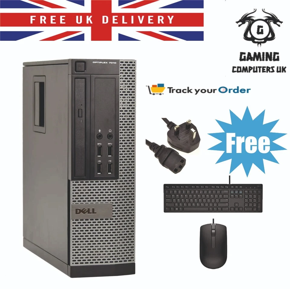 Dell OptiPlex SFF Home, Work, PC - Core i5 3rd Gen 4GB RAM 500GB HDD Win 10 SALE - Image 1 of 1