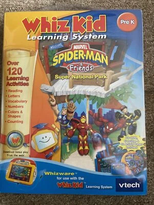 Vtech Whiz Kid Learning System Marvel Spiderman New Pre K P6-7 - Image 1 of 4