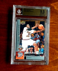 2009-10 UPPER DECK FIRST EDITION RC #188 JAMES HARDEN BGS 9.5 ROOKIE #9622554 - Picture 1 of 2