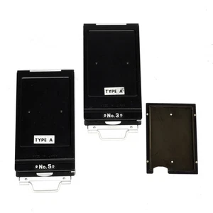 Set of 2 - 2 1/4 x 3 1/4 Type A Style Wet/Dry plate Holder w/ Film Adapters - Picture 1 of 5