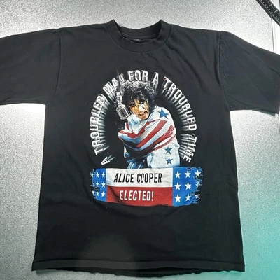 Camiseta Alice Cooper “¡Elected!” Tour Negra 2000 Talla MD(?) - LEER Foto 1 de 4