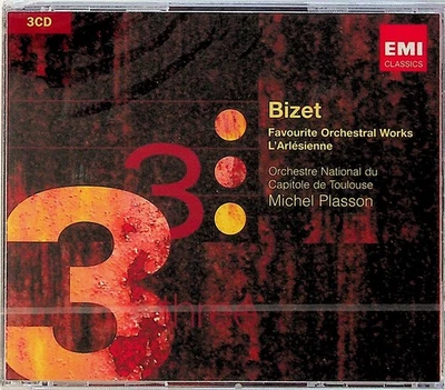 BIZET Orchestral Works L'Arlessiene/Carmen Suites/Symphony etc PLASSON 3-CD NEW - Image 1 of 2