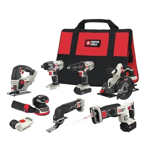 Porter-Cable PCCK6118 20V MAX 8-Tool Combo Kit w/2 Batteries (1.3 Ah/3 Ah) New - Picture 1 of 15
