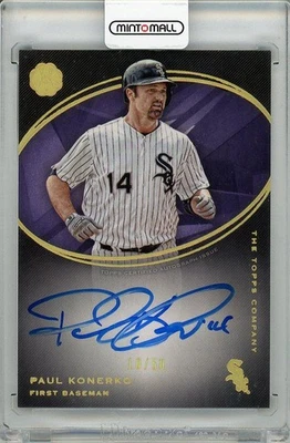 2016 Topps The Mint Paul Konerko Autograph 10/50 - Image 1 of 2