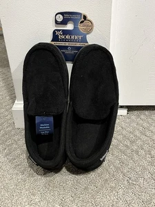Isotoner Women’s Advanced Memory Foam Slippers Black L (9.5-10.5) NEW - Picture 1 of 7