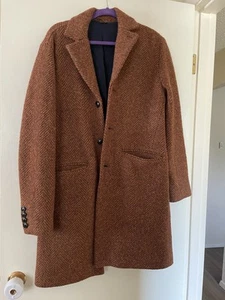 Bonobos Italian Wool Topcoat size 38, color: Brown - Picture 1 of 8