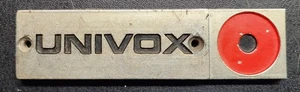 Univox Red Dot Amplifier Logo, 1969/1970 - Picture 1 of 6