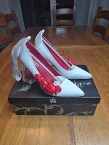 KOI x Twilight Saga Bella’s Nightmare Rose Heels UK Size 3 In Pearl New Boxed - Picture 1 of 9