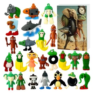 Italian Brainrot Halloween Advent Calendar 2025,24 Day Italian Brainrot Toys - Picture 1 of 7