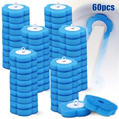 60 PCS Disposable Toilet Brush Replacement 3-Layer Cleaning Three for Bathroom - Image 1 of 4
