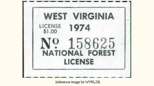 HALFPRICEHUNT West Virginia NF H/F 1974 $1.00 [S#] - Image 1 of 1