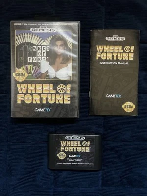 Wheel of Fortune (Sega Genesis, 1992) Complete Tested - Near Mint - Image 1 of 3