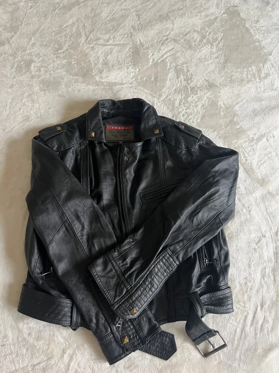 PRADA Leather Outer Shell Coats, Jackets & Vests for Women for