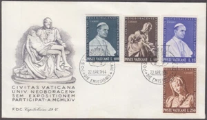 VATICANO Sc #383-6.6 FDC PAPA PABLO VI, PIETA de MICHELANGELO, FERIA MUNDIAL DE NY - Imagen 1 de 1