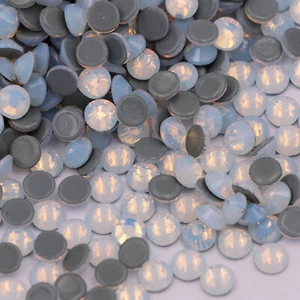Crystal AB Hot Fix Rhinestone Glitter Strass Iron On Stones For Fabric Garment - Picture 1 of 34