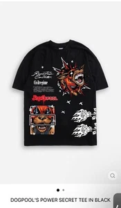 CIVIL REGIME DEADPOOL DOGPOOL POWER TEE BLACK XL EXTRA LARGE NWT Wolverine - Picture 1 of 2
