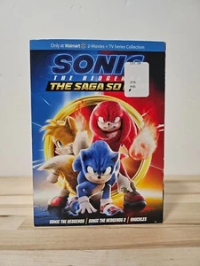 Sonic The Hedgehog - The Saga So Far DVD (Sonic 1 & 2 + Knuckles) New - Picture 1 of 3