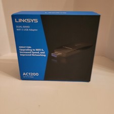 Linksys WUSB6300 Dual-Band AC1200 Wireless USB 3.0 Adapter - Black