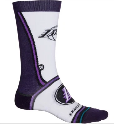 NBA Stance Crew Socks Los Angeles Lakers City Edition 2023  Size 9-13 Large - Image 1 of 4