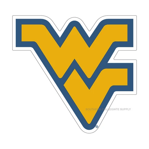 WVU WEST VIRGINIA Mountaineers Large 11.5" Auto MAGNET Cover