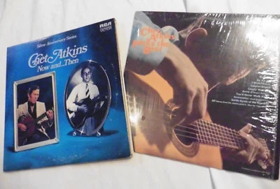 2 LPs CHET ATKINS NOW & THEN 2X LP 1972 ORIG PRESS NM + Picks The Best Shrink NM - Image 1 of 4