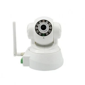 Überwachungskamera motorisiert kabellos, Infrarot 10 LED LAN, ohne SD, weiß - Bild 1 von 1