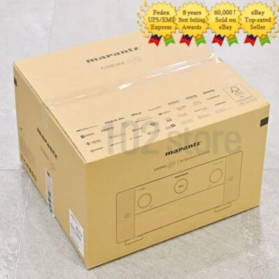 No Tariffs In US)Marantz Cinema 40 9.4CH AV Receiver 8K Ultra HD HEOS Black 220V - Image 1 of 3