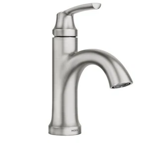 Grifo de baño Moen Wellton 84980SRN, acabado níquel cepillado - Imagen 1 de 12