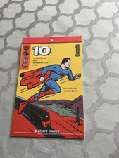 RARE 1995 CANADA POST CANADIAN SUPERHEROES BOOK OF 10 STAMPS  MINT SUPERMAN