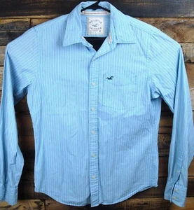 Camicia Hollister uomo media manica lunga bottoni davanti #KC295 - Foto 1 di 4