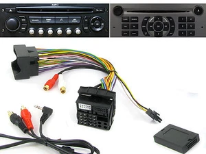 Peugeot 207 307 407 607 807 308 adaptador auxiliar cable 3,5 mm jack iPod MP3 CTVPGX011 - Imagen 1 de 4